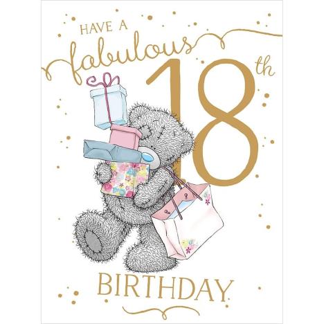 Fabulous 18th Large Me to You Bear Birthday Card £3.59